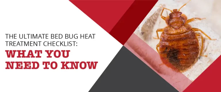 The Ultimate Bed Bug Heat Treatment Checklist: What You Need to Know